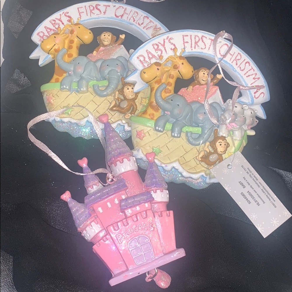 First baby Christmas decorations